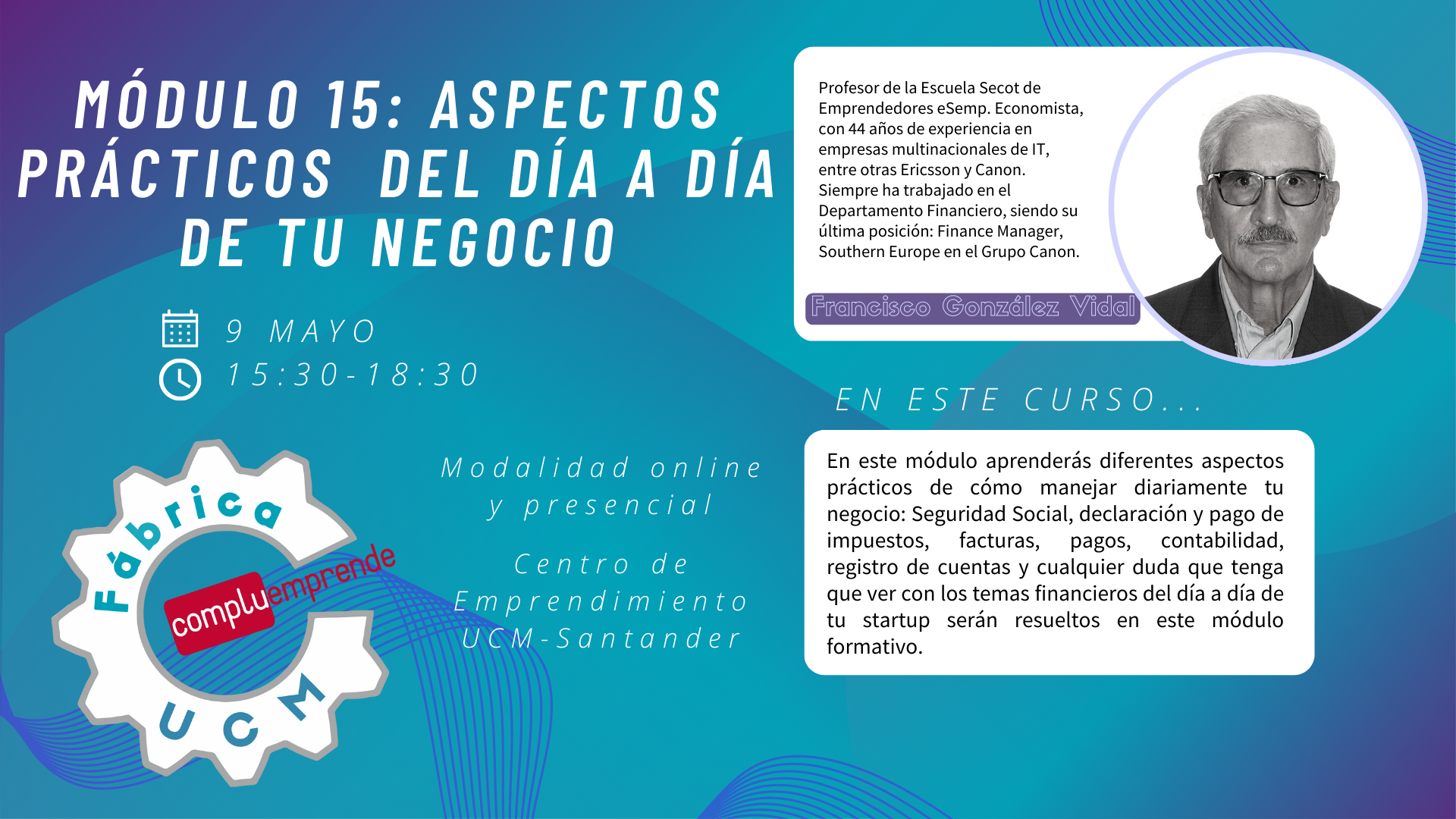 MODULO 15: Aspectos prácticos del día a día de tu negocio: Facturas, IVA, etc 